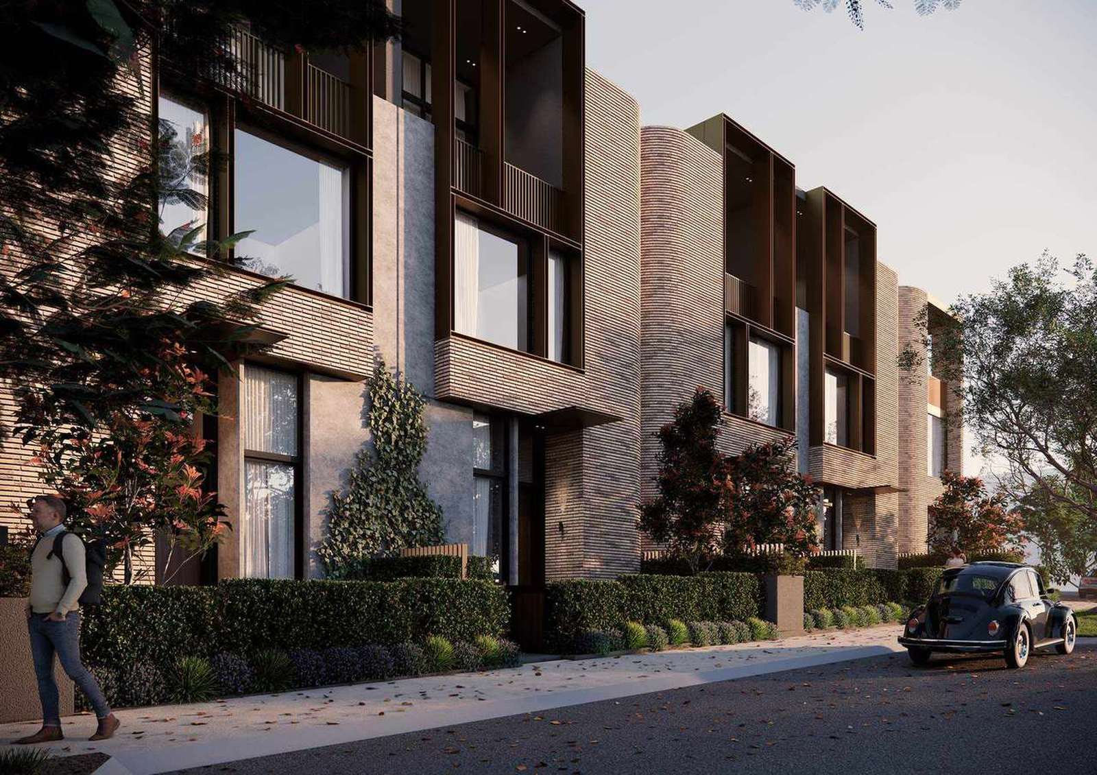 Filaro Residences street elevation rendering